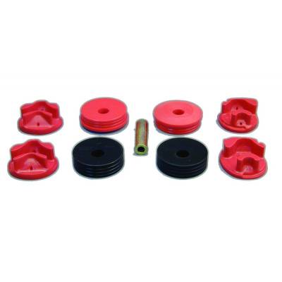 Prothane Bushings and Mounts  - Car Bushings and Mounts  - Prothane Motion Control - Prothane 8-1901 92-95 Honda Civic 92-93 Non Si Motor Mounts 1.6L 4 Cyl Red Pol