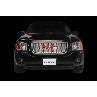 Exterior  - Grilles and Grill Guards  - Putco - PUTCO 64313 Designer FX Deluxe Punch Stainless Steel Grille 98-03 GMC Sonoma