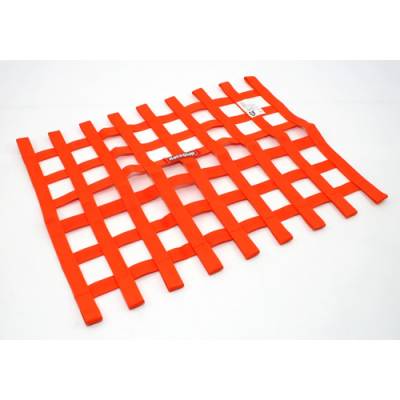 RaceQuip 725045 Orange Ribbon Window Net Car Drag Street Dirt Racing SFI Rated