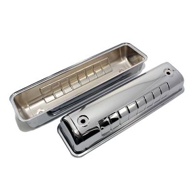 Assault Racing Products - 1955-1964 Ford Y-Block V8 Chromed Steel Valve Covers - 272 292 312 OE Style - Image 2