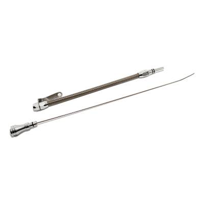 Assault Racing Products - 1956-90 Big Block Chevy Stainless Steel Braided Flexible Dipstick-Billet Handle - Image 2