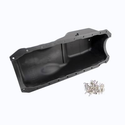 Assault Racing Products - 1965-1990 BBC Finned Black Coated Aluminum Oil Pan Big Block Chevy 396 427 454 - Image 3