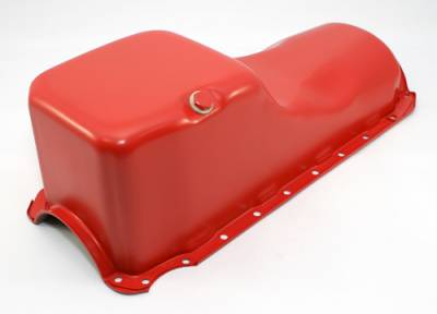 Assault Racing Products - 1965-90 Chevy 396 454 Orange Oil Pan - Stock Capacity Big Block BBC 402 427 - Image 2