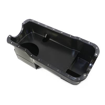 Assault Racing Products - 1979-1993 Fox Body Ford 7qt Dual Sump Black Drag Oil Pan Small Block 302W 5.0L - Image 3