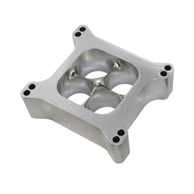 2" 4 Hole Billet Aluminum 4150 Holley Polished CNC Machined Carburator Spacer