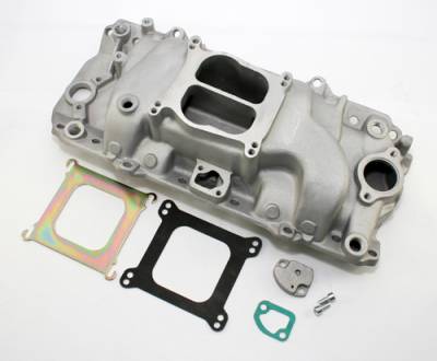 Assault Racing Products - 454 Low Rise Intake Manifold Big Block Chevy BBC BB Oval Port Aluminum Intake - Image 1