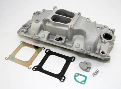 Assault Racing Products - 454 Low Rise Intake Manifold Big Block Chevy BBC BB Oval Port Aluminum Intake - Image 2
