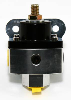 Assault Racing Products - 5-12 PSI Adjustable Fuel Pressure Regulator Black Anodized Aluminum 3/8" NPT Pts - Image 2