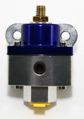 5-12 PSI Adjustable Fuel Pressure Regulator Blue Anodized Aluminum 3/8" NPT Port