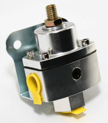 Assault Racing Products - 5-12 PSI Adjustable Fuel Pressure Regulator Clear Anodized Aluminum 3/8" NPT Pts - Image 3