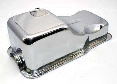 Assault Racing Products - 63-96 SBF Ford 302 Front Sump Chrome Steel Oil Pan - Small Block 260 289 5.0 - Image 3