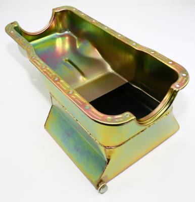 Assault Racing Products - 65-87 SBF 351W Ford 7qt Front Sump Zinc Drag Race Oil Pan - Small Block - Image 2