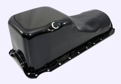 Oil Pans - Street Oil Pans - Assault Racing Products - 65-90 Chevy 396 454 Black Oil Pan - Stock Capacity 402 427 Big Block BBC