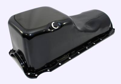 65-90 Chevy 396 454 Black Oil Pan - Stock Capacity 402 427 Big Block BBC