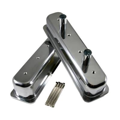 Assault Racing Products - 87-97 SBC Chevy Center Bolt Aluminum Circle Track Valve Covers - 5.0 5.7 305 350 - Image 2