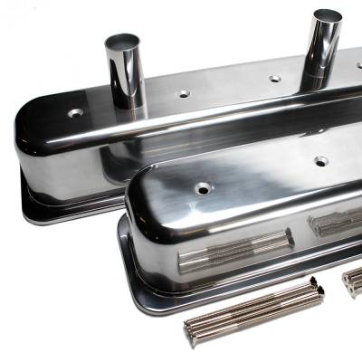 Assault Racing Products - 87-97 SBC Chevy Center Bolt Aluminum Circle Track Valve Covers - 5.0 5.7 305 350 - Image 4
