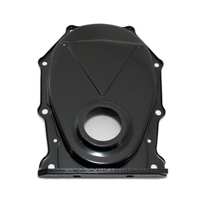 Assault Racing Products - BB Big Block Mopar 383 400 413 426 440 Hemi Black Steel Timing Chain Cover - Image 2