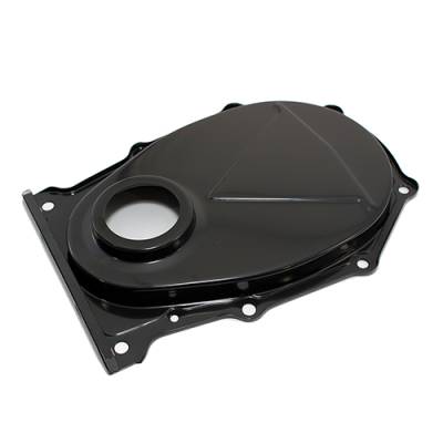 Assault Racing Products - BB Big Block Mopar 383 400 413 426 440 Hemi Black Steel Timing Chain Cover - Image 3