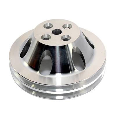 BBC CHEVY 2V Aluminum Water Pump Pulley Short 396 454