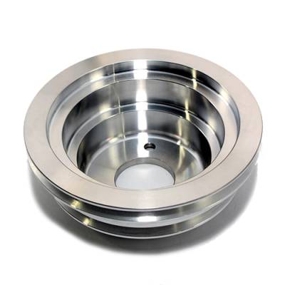Assault Racing Products - BBC CHEVY 3V Aluminum Crank Pulley Long Water Pump 454 - Image 2