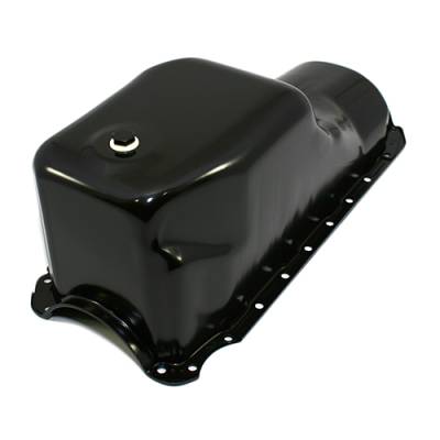 Oil Pans, Pick ups, and Dipsticks - Oil Pan  - Assault Racing Products - Big Block Chevy 454 Truck Oil Pan - Black 6qt 402 427 BBC Pickup 2WD 4WD 4x4