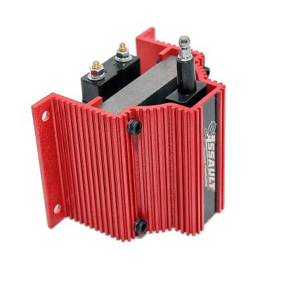 Assault Racing Products - Assault Racing Anodized RED High Spark Output Low Resistance Ignition Super Coil - Image 3