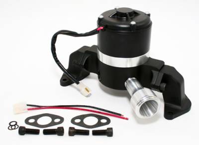 Big Block Ford 429 460 Electric High Volume HV Water Pump Billet Aluminum Black