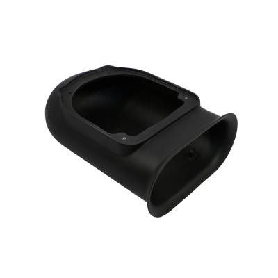 Assault Racing Products - Black Aluminum Polished Fins Hilborn Style Finned Hood Air Scoop Kit Single 4BBL - Image 3