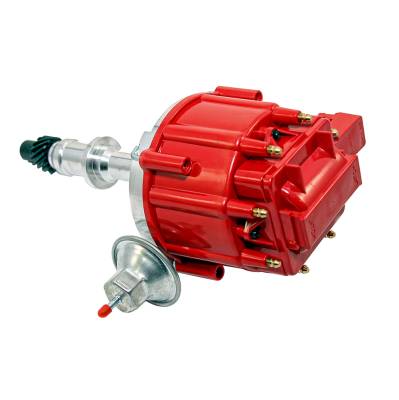 Assault Racing Products - Pontiac 301 326 389 400 421 428 455 V8 HEI One Wire Distributor Red Cap Complete - Image 3