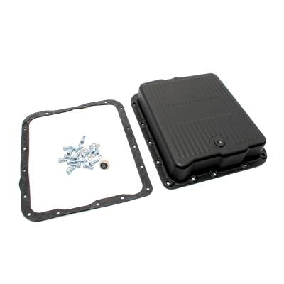 Assault Racing Products - GM Chevy 700R4 4L60E 4L65E Black Aluminum Transmission Pan Kit w/ Bolts Gasket - Image 3