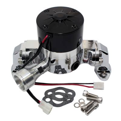 Assault Racing Products - Assault Racing Chrome Electric Water Pump Small Block Chevy 327 350 383 400 SBC - Image 3