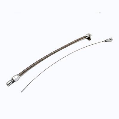Chevy GM Turbo 350 400 Flexible Transmission Dipstick Firewall Mount TH350 TH400