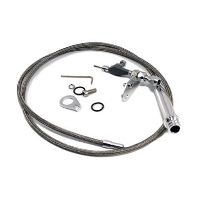 Chevy/GM 700R4 Tuned Port Transmission Stainless Braided Kickdown Cable Detent