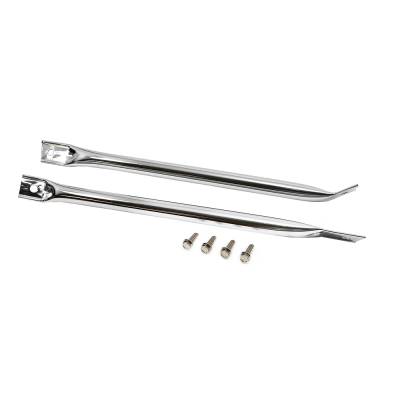Chrome Steel Radiator Support Bars Chevy Camaro 1967-1969 Z28 Hot Rod Show Car