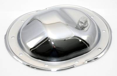 Transmission and Rearend Accessories - Diff Covers  - Assault Racing Products - Chrysler 8 1/4 Rear Chrome Differential Cover w/ Fill Plug 8.25" 10 Bolt Dodge