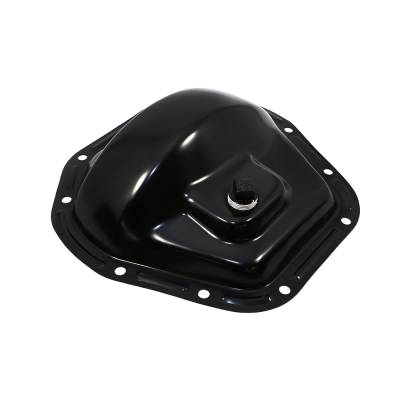 Transmissions, Rearends, & Gears  - Differential Covers - Assault Racing Products - Dana 60 D60 Axle Black Plated Steel Differential Cover Chevy Ford Dodge 10 Bolt