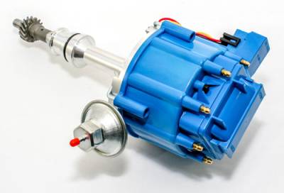Assault Racing Products - Ford 351C 351M 400 429 460 HEI Distributor 65 000 KV Coil 7500 RPM Module Blue - Image 2