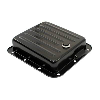 Assault Racing Products - Ford C4 Black Steel Automatic Transmission Pan- Case Fill Style - Stock Capacity - Image 3