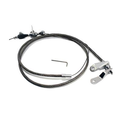 Assault Racing Products - Ford C4 C-4 Stainless Steel Braided Transmission Kickdown Cable Detent Assembly - Image 2