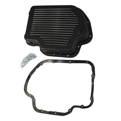 Assault Racing Products - GM Chevy Turbo 400 Black Aluminum Transmission Pan Kit Gasket Bolts - TH400 - Image 2