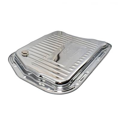 Assault Racing Products - Mopar Chrysler Dodge 727 Torqueflite Chrome Automatic Transmission Pan Stock Cap - Image 2