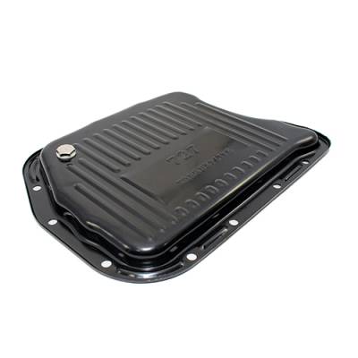 Assault Racing Products - Mopar Chrysler Dodge 727 Torqueflite Black Automatic Transmission Pan Stock Cap. - Image 3