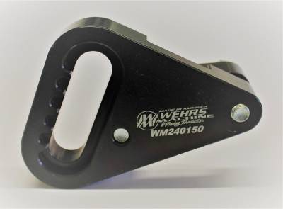 Wehrs Machine WM240150 Offset Climber Mount Steel for 1-1/2in Square Tube
