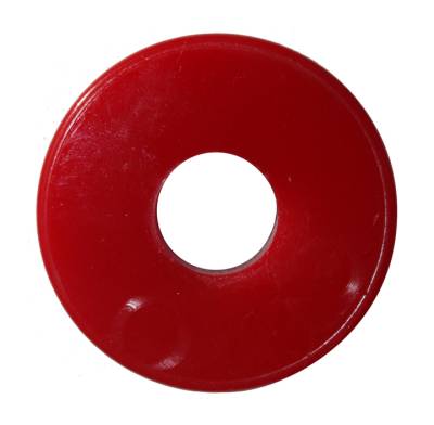 Wehrs Machine WM360-750-50 Pull Bar Biscuit Puck Red 50 Durometer 3/4" Thick