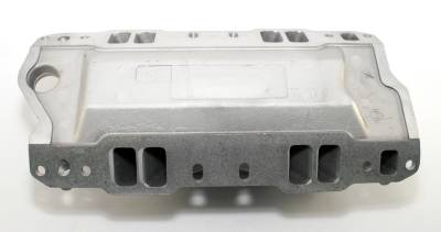 Assault Racing Products - SBC CHEVY High Rise Aluminum Intake Manifold 350 400 Single Plane IMCA Modified - Image 2