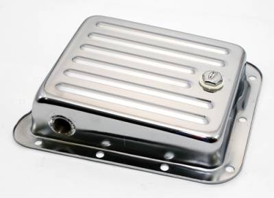 Assault Racing Products - Pan Fill Ford C4 Chrome Steel Automatic Transmission Pan - Stock Capacity - Image 2