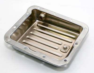 Assault Racing Products - Pan Fill Ford C4 Chrome Steel Automatic Transmission Pan - Stock Capacity - Image 3