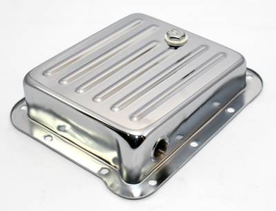 Assault Racing Products - Pan Fill Ford C4 Chrome Steel Automatic Transmission Pan - Stock Capacity - Image 4