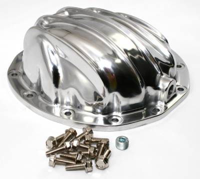 Assault Racing Products - Polished Aluminum Finned Differential Cover Chevy GM 12Bolt 12 Bolt Rear Axle - Image 2