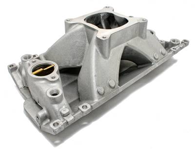 Assault Racing Products - SBC CHEVY High Rise Aluminum Vortec Single Plane Intake Manifold 350 - Image 2